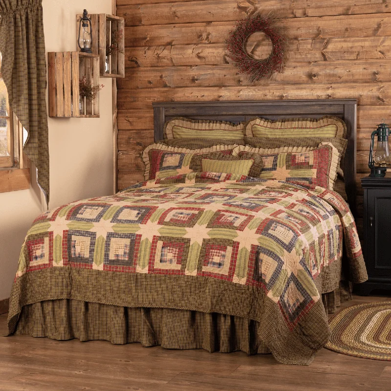 Modern checkered throw-Tea Cabin Quilt