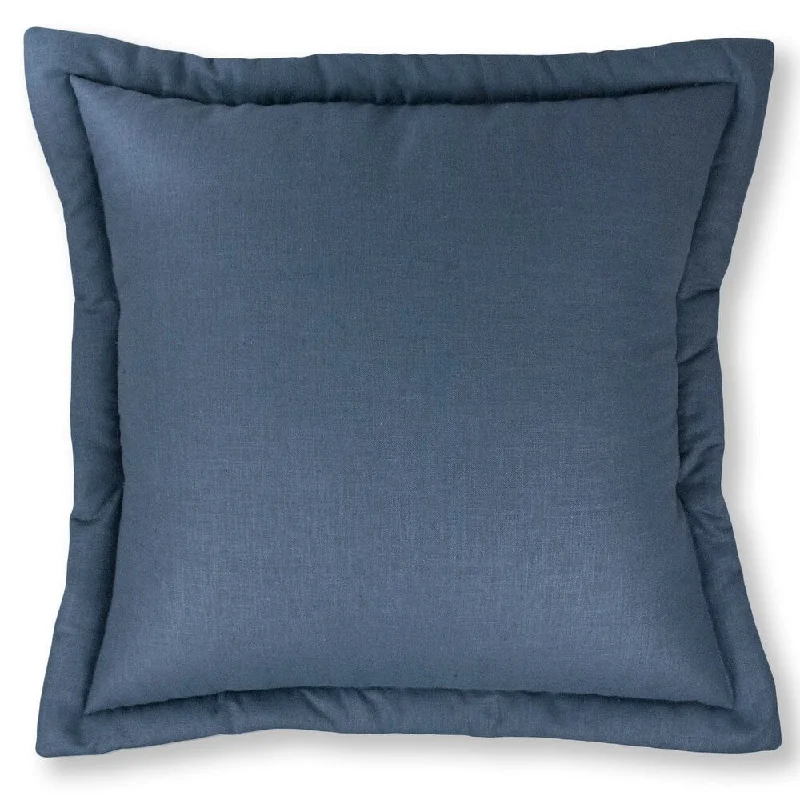 Heavy microfiber quilt-Thread and Weave Charleston Blue Euro Sham