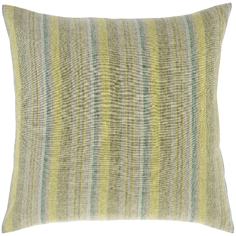 Firm cooling memory pillow-Treetop Linen Stripe Sham