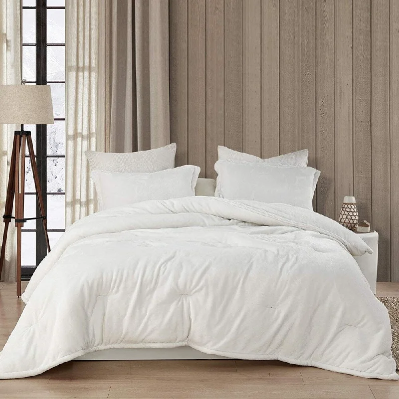 Thick cotton bed throw-Wait Oh What - Coma Inducer® Oversized Comforter Set - Farmhouse White