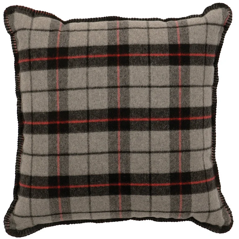 Waterproof bed protector-Wooded River Ponderosa Premier Plaid Pillow