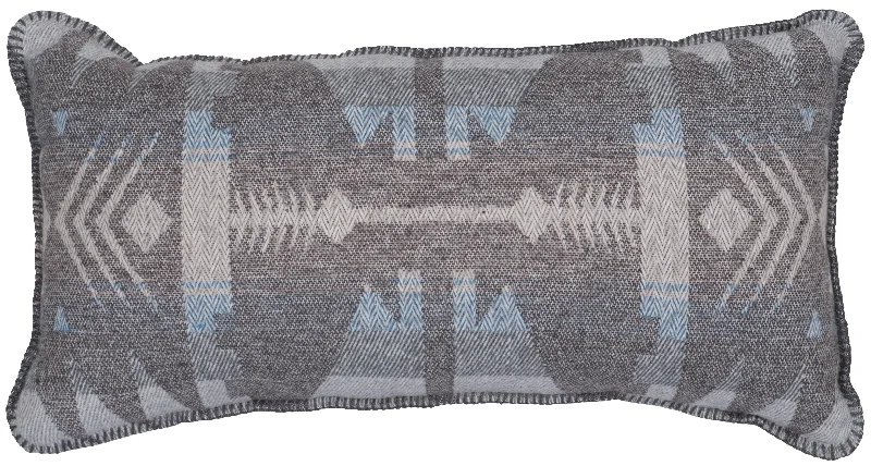 Thick cotton throw-Wooded River Dakota Bismarck Pillow 14 x 26