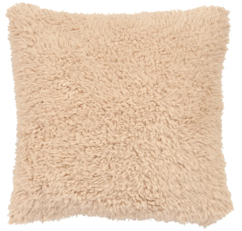 Thick cotton bed throw-Wooded River Llama Sand Pillow 18 x 18