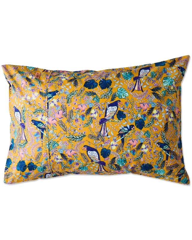 Cooling jersey pillow-Birds Of Paradise Organic Cotton Pillowcases