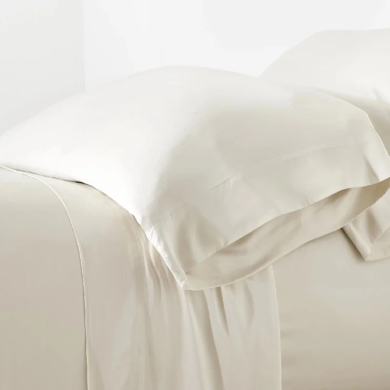 Silky jersey bed throw-Blissful Bamboo Pearl Pillowcases