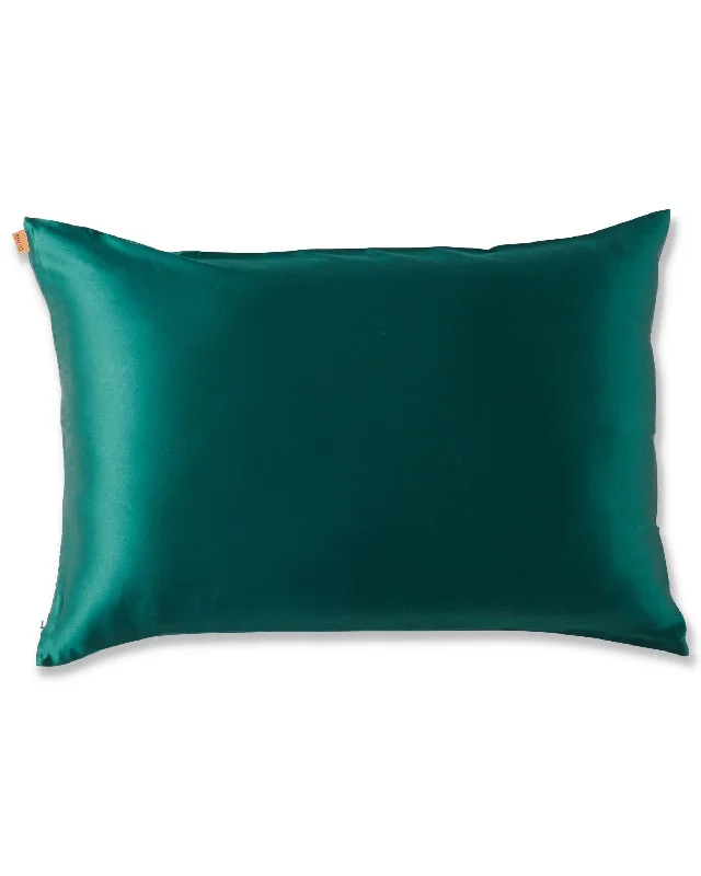 Waterproof bed protector-Botanica Green Silk Pillowcase