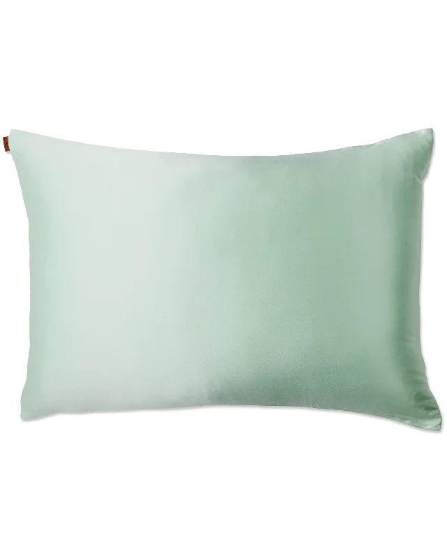 Orthopedic cooling pillow-Honeydew Silk Pillowcase