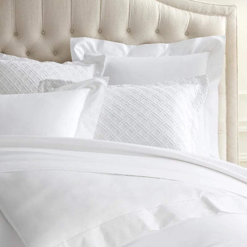 Cool jersey bed sheets-Lia White Pillowsham