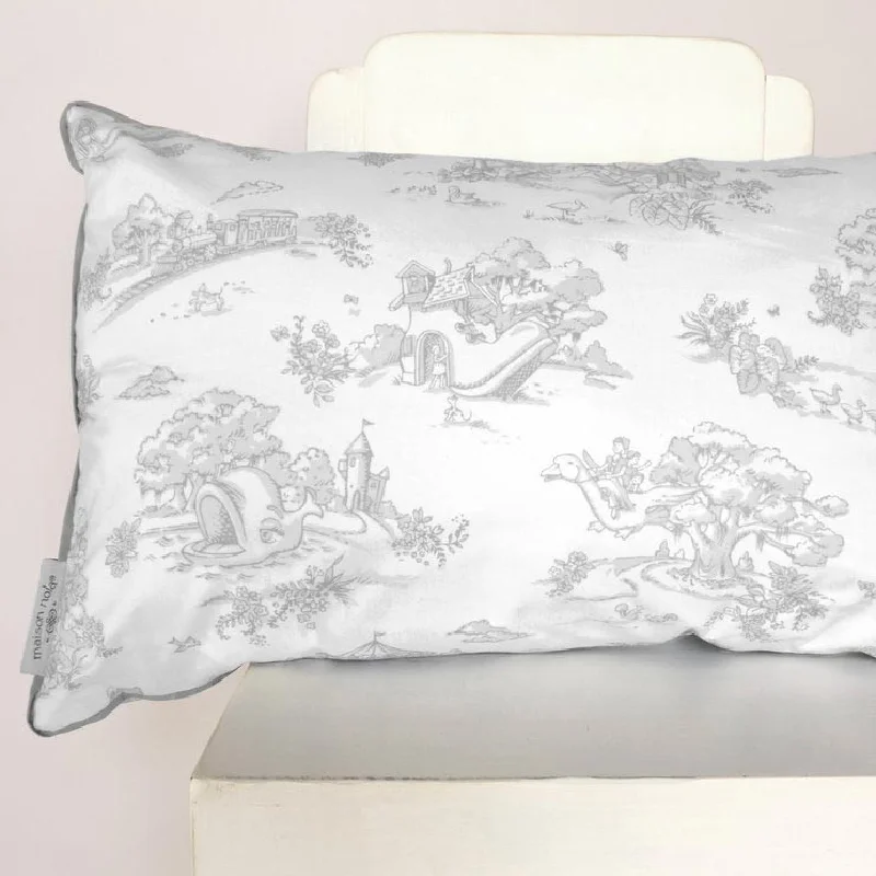 Lightweight cotton throw-Maison Nola Storyland Toile Pillow