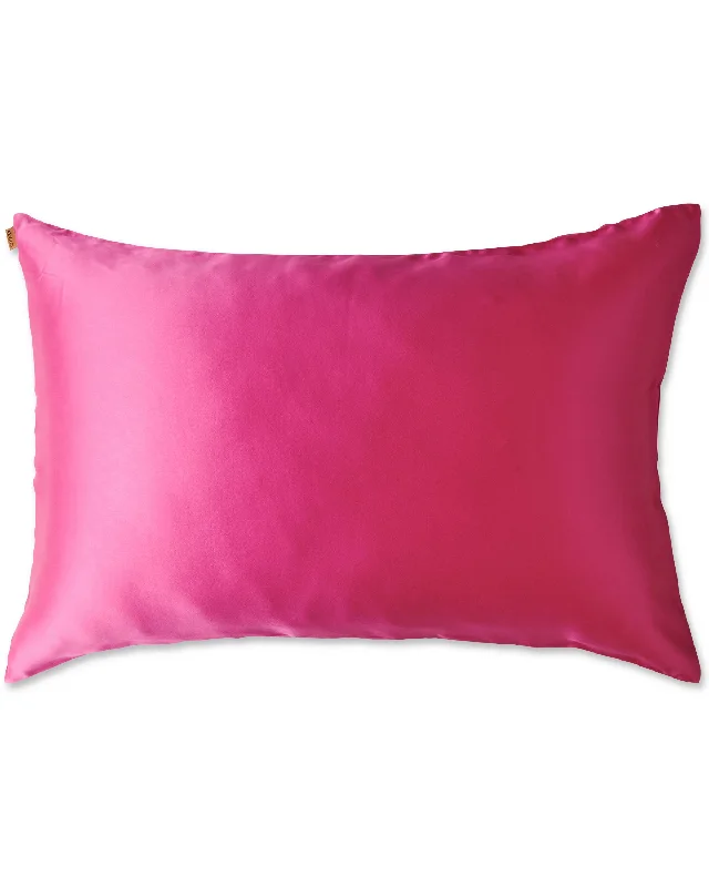 Cool bamboo comforter-Perfect Pink Silk Pillowcase