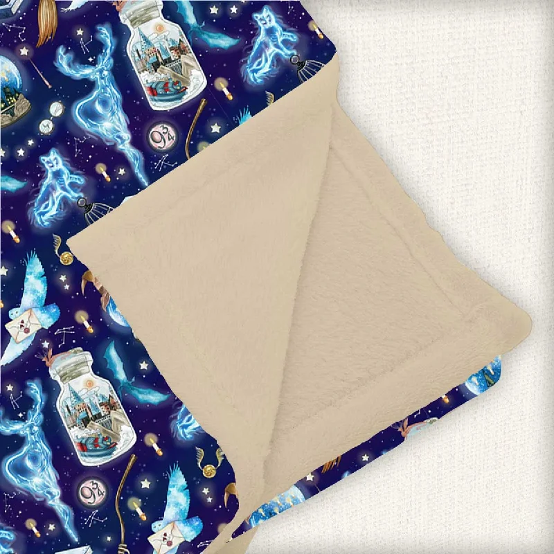 Orthopedic bamboo pillow-[Pre Order] Whimsical & Wild Expecto - Minky Lush Blanket (EST SHIP LATE MARCH)