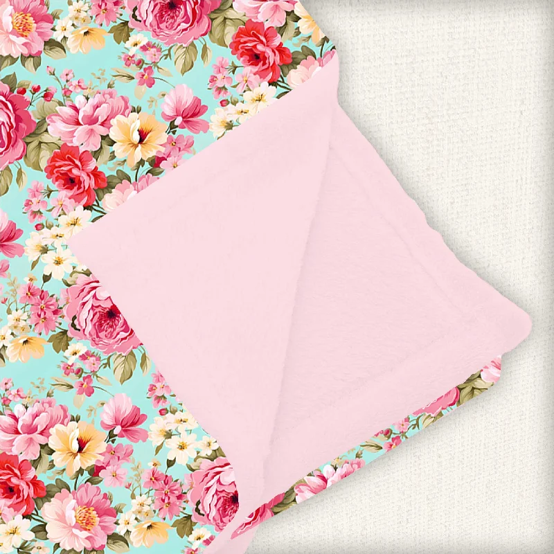 Vintage dotted quilt-[Pre Order] Whimsical & Wild Precious Petals - Minky Lush Blanket (EST SHIP LATE MARCH)