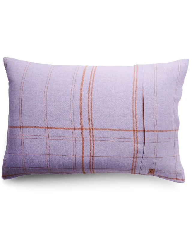 Heavyweight bamboo quilt-Santa Monica Tartan Linen Pillowcases