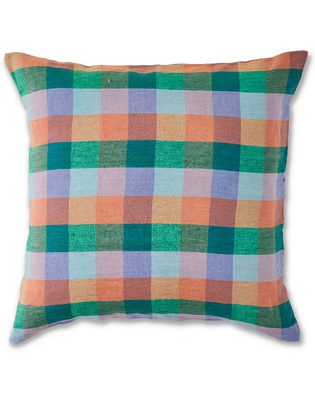 Warm fleece bed blanket-Skyline Tartan Linen European Pillowcases