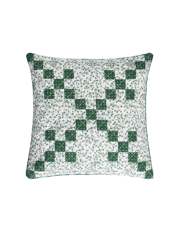 Heavy linen quilt-Square Quilted Pillow