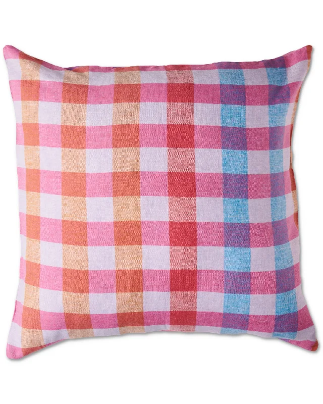 Heavy microfiber quilt-Summer Check Linen European Pillowcases