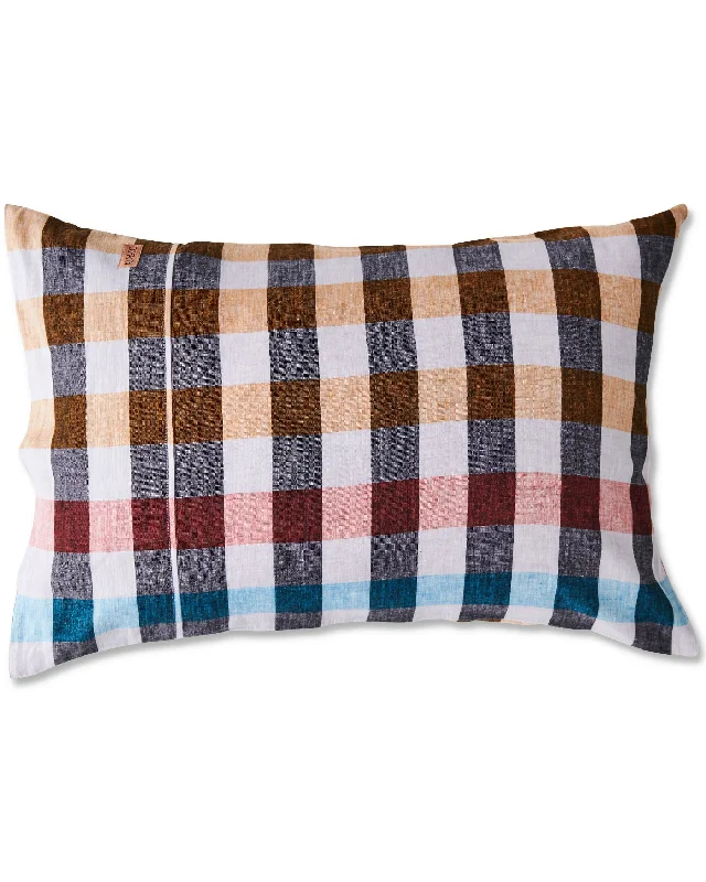 Plush faux fur quilt-Treasure Tartan Linen Pillowcases