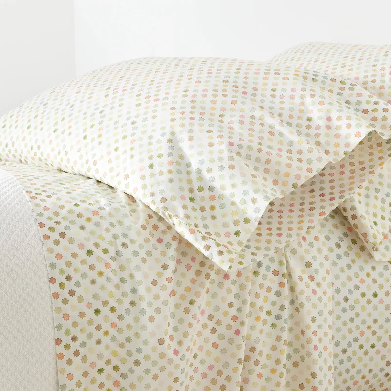 Crisp flannel pillowcase-Watercolor Dots Pillowcases (Pair)