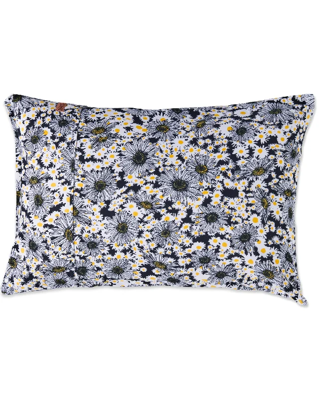 Reversible bamboo comforter-Woodstock Petals Flannelette Pillowcase